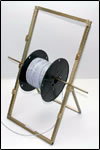 Large Easy-Kary Wire Reel Holder - Push-Pull Rods