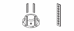 HANGING STRAPS, Set of 4 With Screws