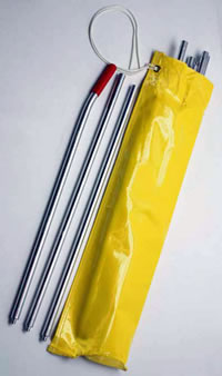 20 Plain Bright Aluminum in Bag, 45 ft.