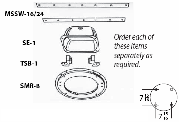 Speaker Mounting Ring for 8" Speakers